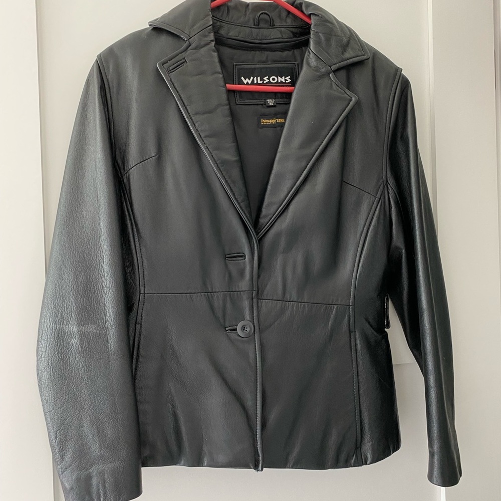 Black leather Jacket
